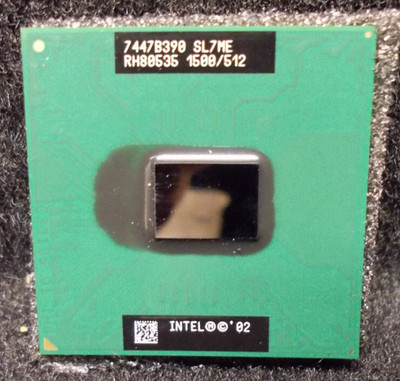 CPU Intel Celeron M, 1.5 GHz, 400 MHz, 512 KB, SL7ME, RH80535. #SU-397