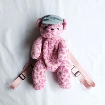 Acne Studios Momo Bear Backpack Pink Pre-owned Rare Authentic Japan