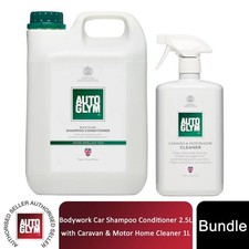 Autoglym Caravan & Motor Home Cleaner with Large 2.5L Premium Bodywork Shampoo