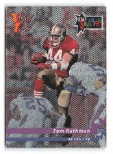 1992 Wild Card Tom Rathman Stat Smashers #SS-42 San Francisco 49ers