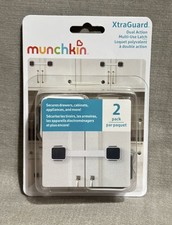 Munchkin Xtraguard Dual Action Multi Use Latches, Pack of Two