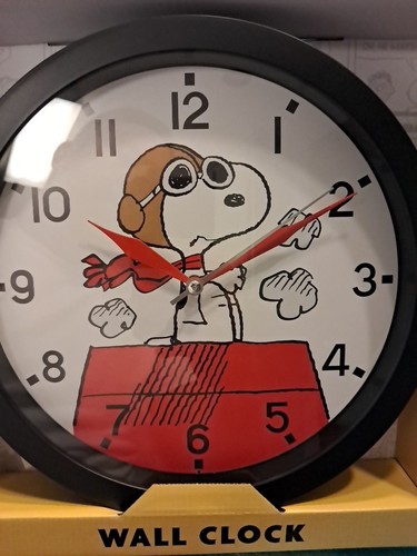 Peanuts Snoopy Flying Ace Wanduhr - Bild 3 von 5