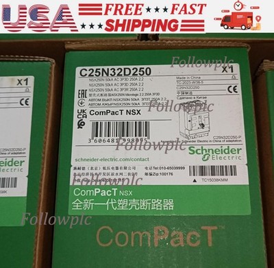 Circuit breaker C25N32D250,  ,   US Free TAX