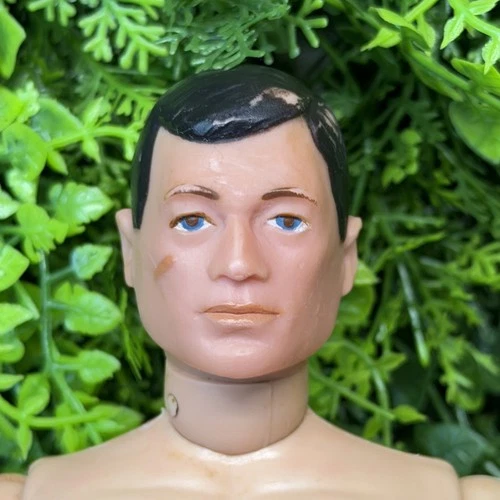 Vintage GI Joe 1964 - BLACK Painted Head (TM) Pat. Pend. Figure - early features