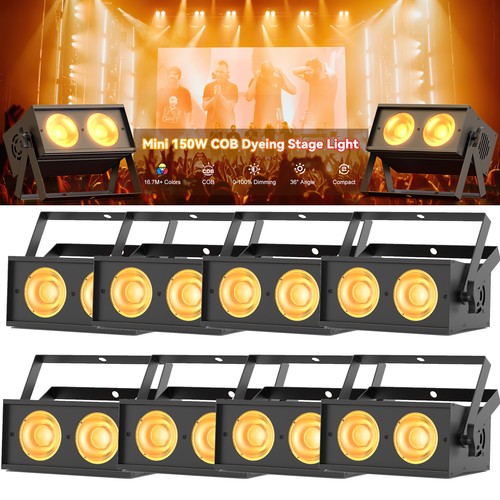 10pcs COB LED Par Light RGBW Stage Audience Blinder Light Wedding Party DMX 150W - Picture 15 of 19