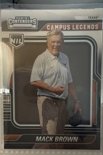 2025 Panini Nil University of Texas - Campus Legends Mack Brown #4 (RC)