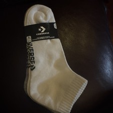 Converse Low Cut Socks Size 6-12 3 Pack