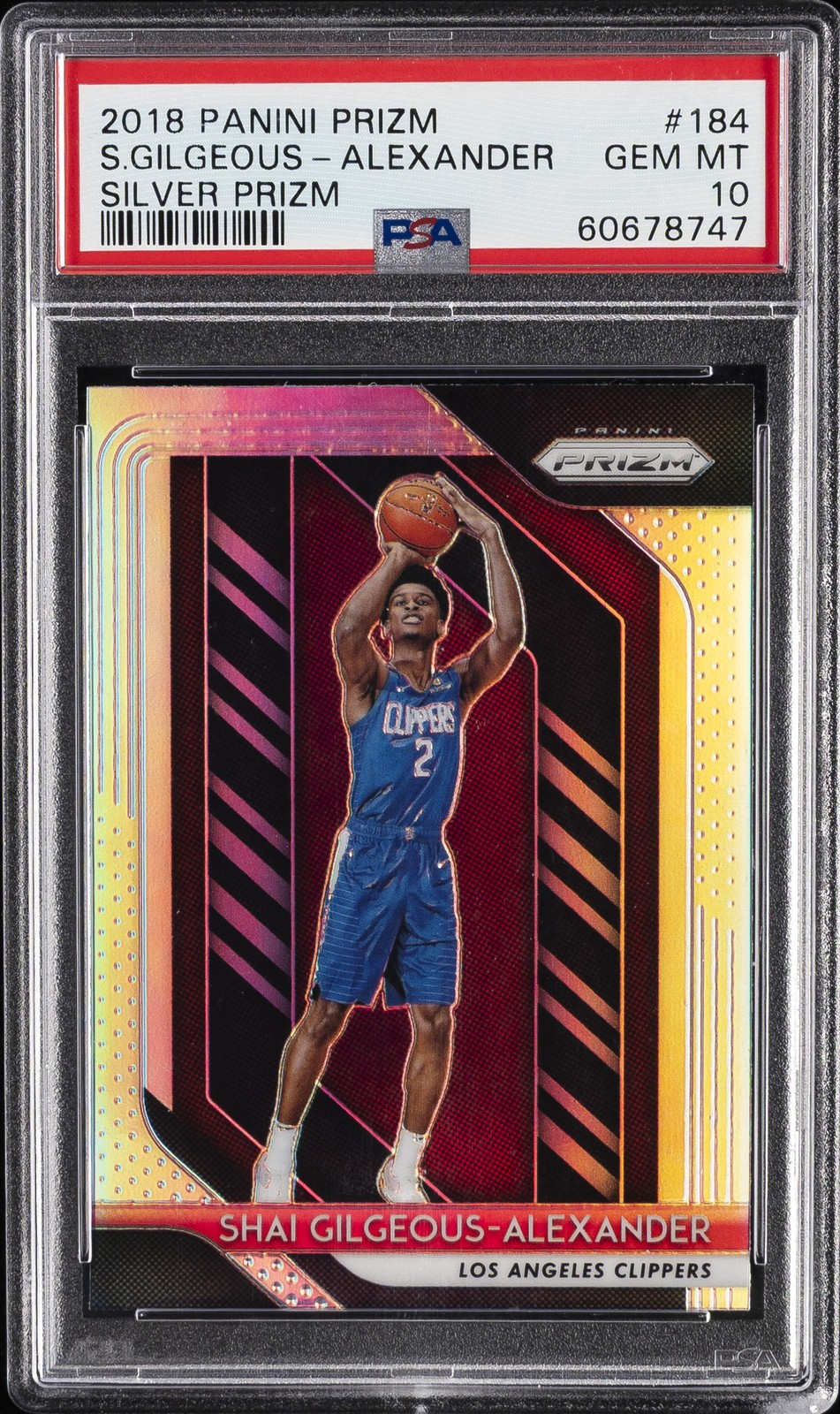 Shai Gilgeous-Alexander 2018 Prizm #184 Silver Price Guide