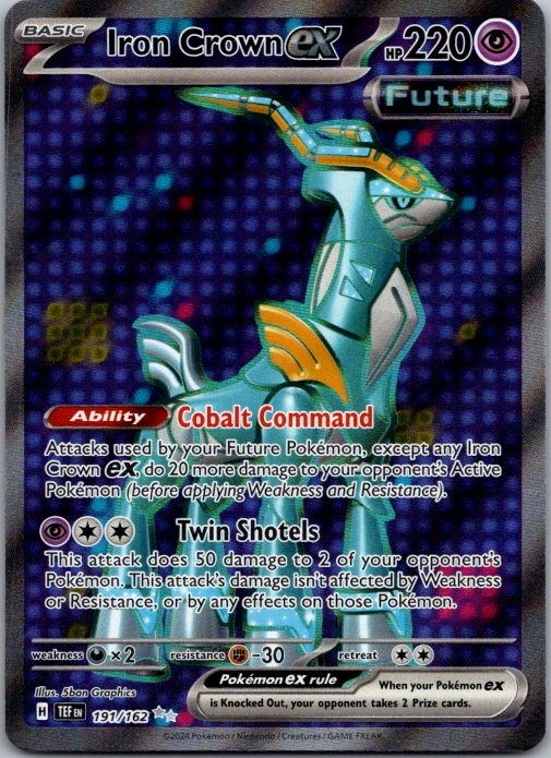 Iron Crown ex SV05: Temporal Forces 191/162 NM Holo