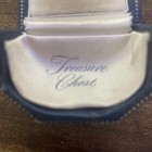 Antique Vintage Ring Presentation Box Blue Gold Old — photo 4