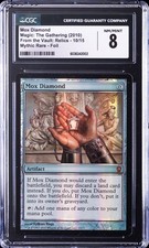 2010 MAGIC : THE GATHERING FROM THE VAULT : RELICS #10/15 MOX DIAMOND CGC 8