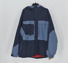 Men's Obermeyer Oberreute Anorak Snow Jacket in Blue Nights Size Large