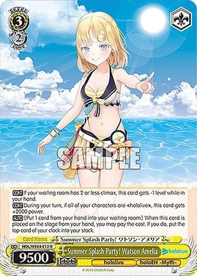 [EN] Watson Amelia Weiss Schwarz hololive Summer Collection HOL/WE44-E12N