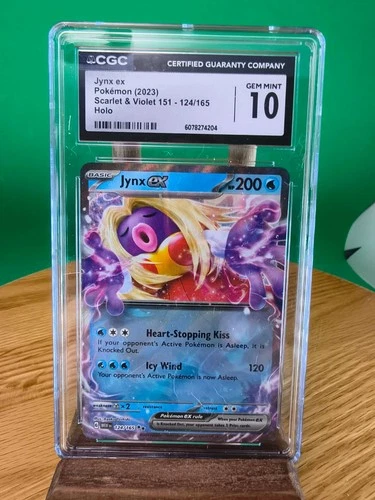 Jynx ex #124 HOLO (Pokemon Scarlet & Violet 151) Grade 10 Gem Mint