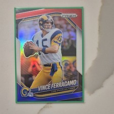 Panini 2025 Prizm Vince Ferragamo #240 Los Angeles Rams Football Card