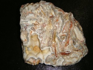 MANZANILLO LACE AGATE ROUGH SPECIMEN BENITO JUAREZ MEXICO 5 1/2 POUNDS