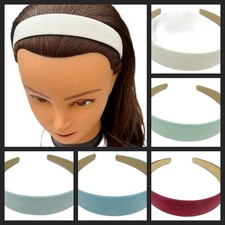NEW FAUX SUEDE HEADBAND 1-inch WIDE SELECT COLOR FREE USA SHIPPING