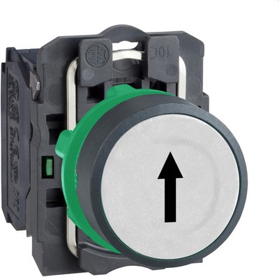 Schneider Electric XB5AA3341 Harmony XB5, Drucktaster, Kunststoff, Pfeil oben, 2