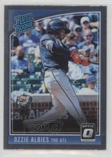 2018 Panini Donruss Optic Rated Rookie Variation Ozzie Albies (The ATL) #36 0p7