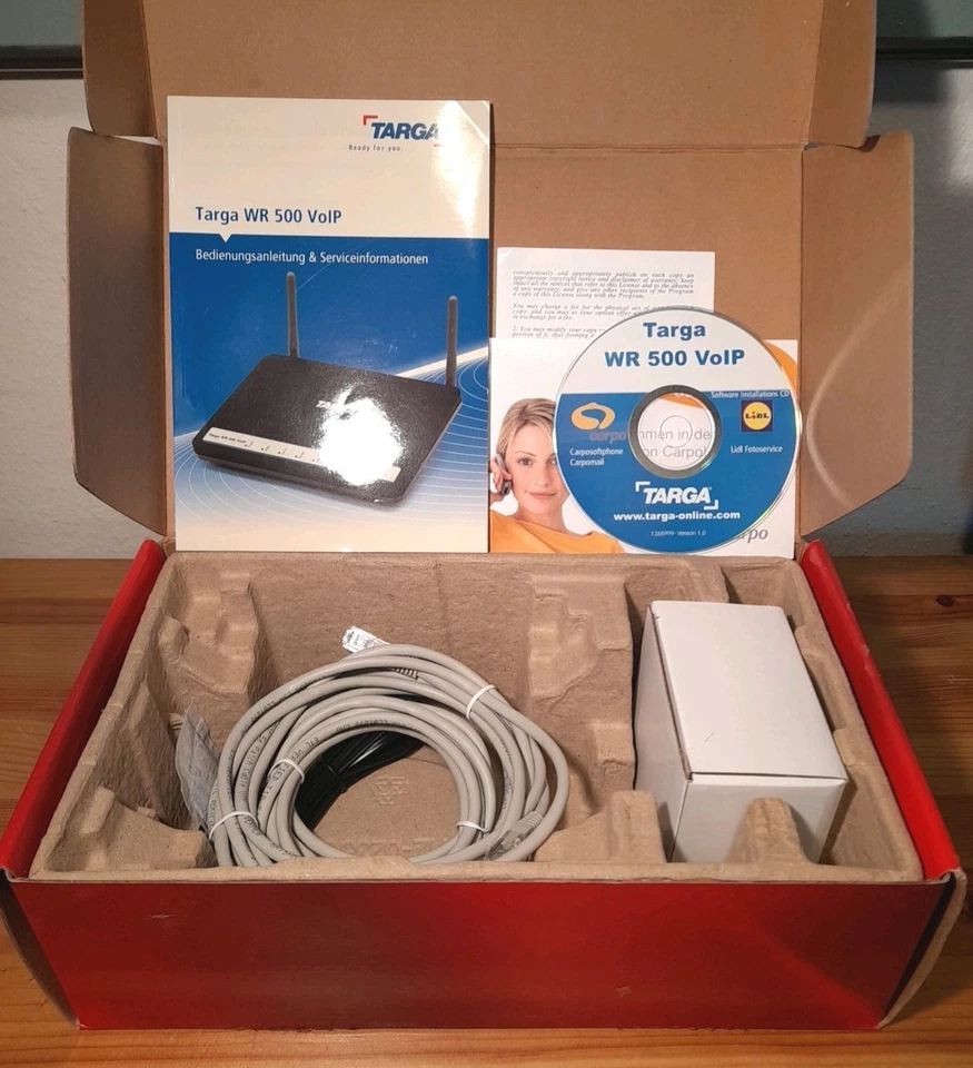 Targa DSL VoIP WLan Router WR 500VoIP