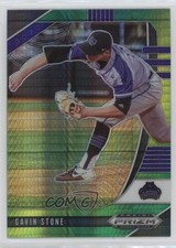 2020 Panini Prizm Draft Picks Green & Yellow Hyper Gavin Stone #PDP159 0q3