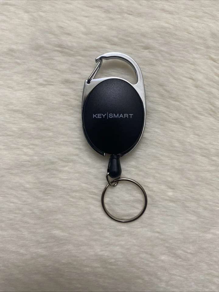 Chaveiro mosquetão retrátil KeySmart preto 100 peças - Imagem 3 de 3