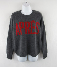 NWT T TAHARI Women's 100 Cashmere APRES Pullover Boxy Sweater Size S CK444