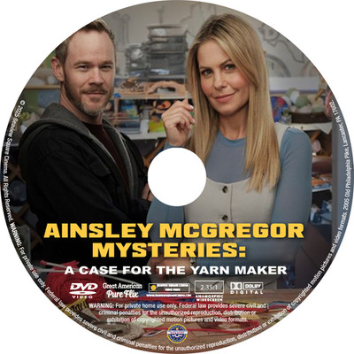 Ainsley McGregor Mysteries A Case for the Yarn Maker (2025) GAF Mystery MOD DVD
