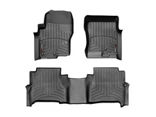 WeatherTech FloorLiner for 2016-2021 Nissan Frontier - 1st & 2nd Row, Black
