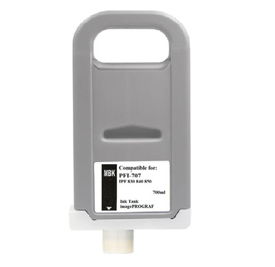 PFI-707 Matte Black Ink Cartridge Fit Canon iPF 830 IPF840 IPF850 MBK