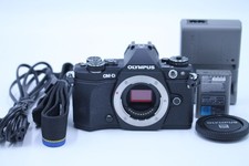 Shutter Count 3 453 Excellent Condition OLYMPUS OM D E M5 Mark II Body Black Fro
