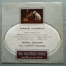 Popular Favourites	- Arturo Toscanini N.B.C. Symphony Orchestra 	HMV   ALP 1235