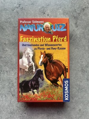 KOSMOS   Faszination Pferde - Spiel Prof. Sielmann  Quiz ab 8 Jahren   GEBRAUCHT