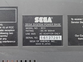 Sega Master System Console Bundle Tested Working 2 Controllers Light Gun 6 Games