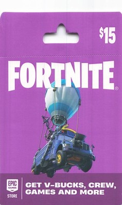 $15 Fortnite NEW Giftcard Vbucks, Crew, Items 2025