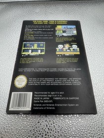 Wrath Of The Black Manta Nintendo NES Box Only #0481