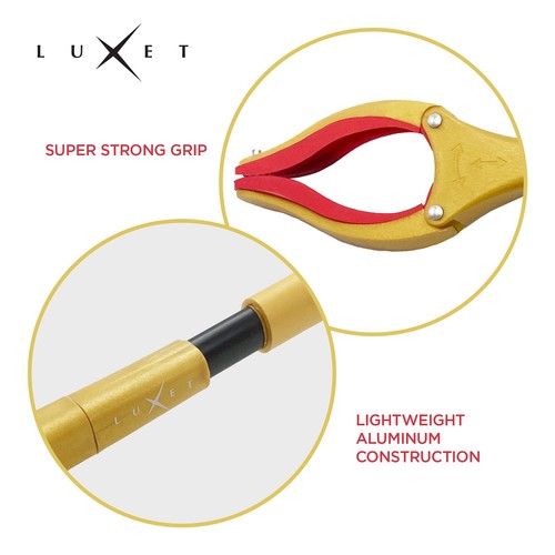 Grabber Reacher Tool - Latest Version 19 Inch Gold&Black, Foldable Pick Up St... - Picture 5 of 6