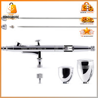 Airbrush-Set Dual-Action 0,35-0,5 Mm FüR Make-Up Nagelkunst Malerei ZubehöR
