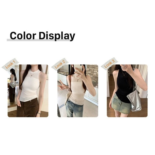 Everyday Essential Women's Slim Fit Vest with Charming Hollow Stitching - Picture 2 of 21