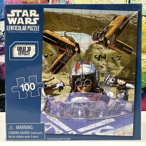 3 New Super 3D Jigsaw Puzzles STAR WARS & TRANSFORMERS Lenticular Puzzle Sealed - Picture 8 of 24