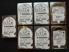 7 x SAS Festplatten HGST & Toshiba Konvolut