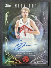 Gradey Dick 2025-26 Topps Midnight Midnight Sun Auto #MS-GD