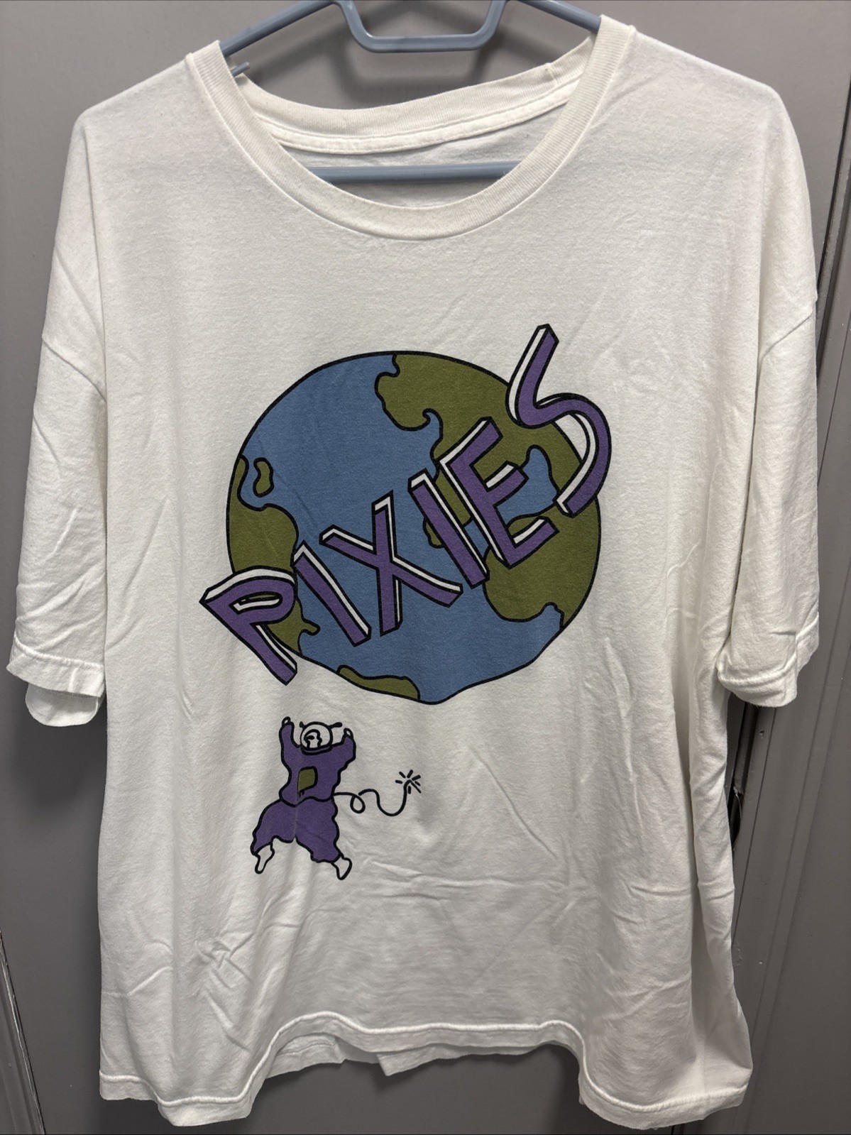 Official Pixies “Spaceman” White T-Shirt (Size: XXL) [Rare Merch]