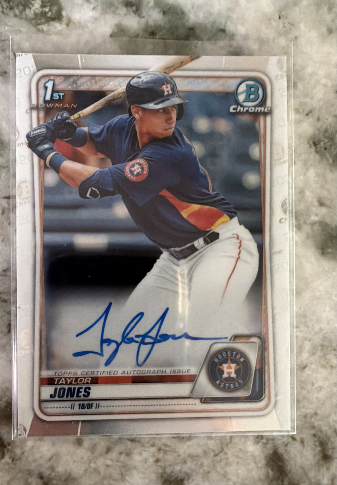 Taylor Jones 2020 Bowman Chrome Prospect Autographs #CPA-TJ 1st Auto