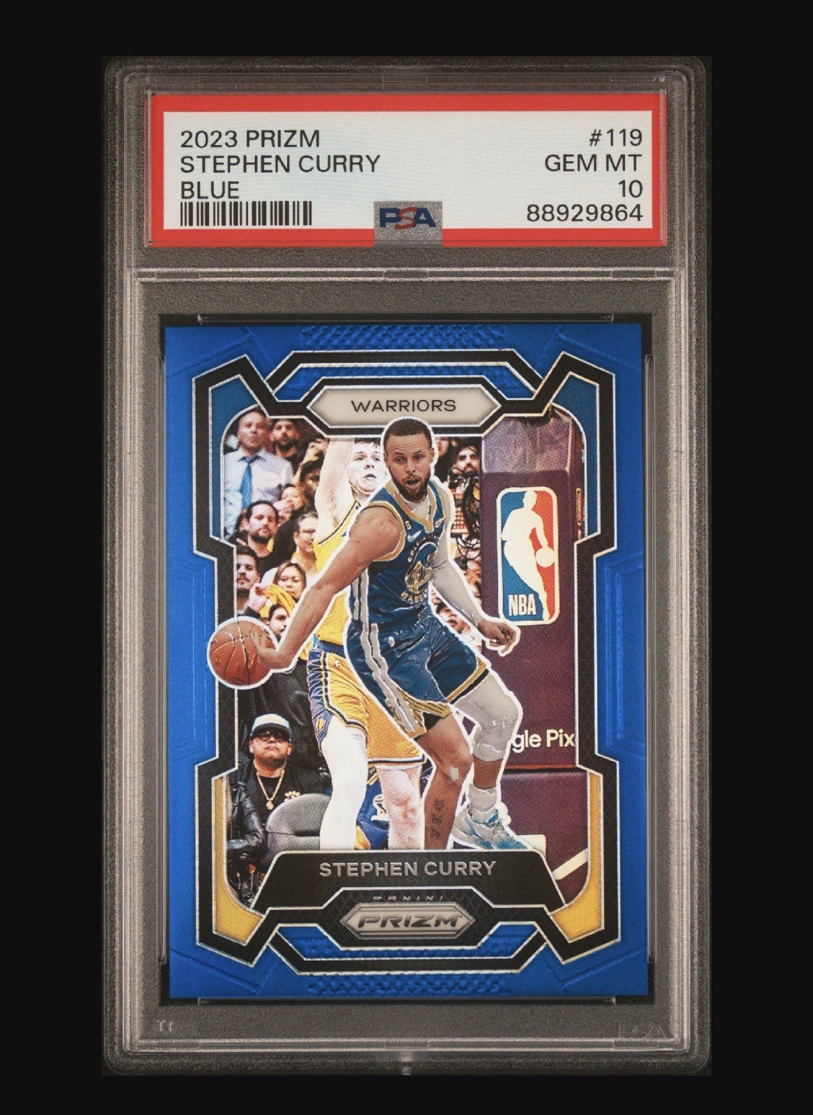 2023-24 Prizm Stephen Curry #119 Blue Prizm /199 PSA 10 Color Match🌀 Send Offer