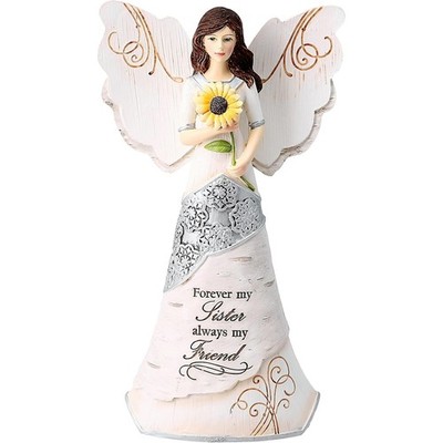Pavilion Forever My Sister Always My Friend Angel with Sunflower Figurine 82298