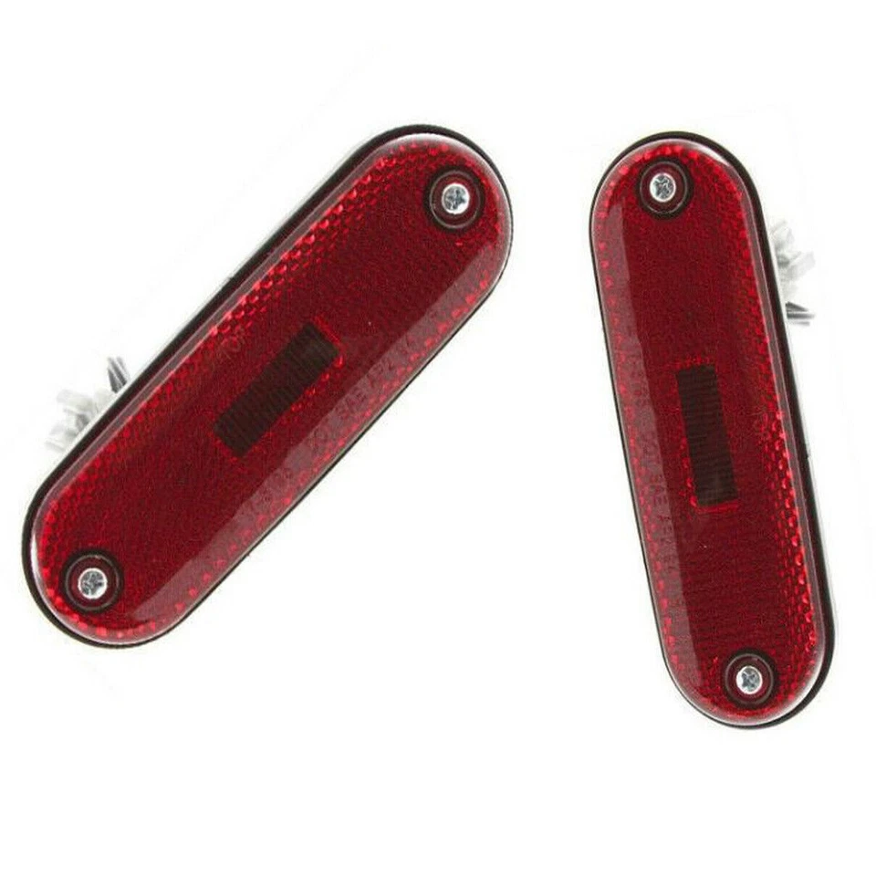 2pcs For Toyota rav4 1996-2000 Rear Reflector Side Marker Light Lamp with bulbs - Image 2 of 4