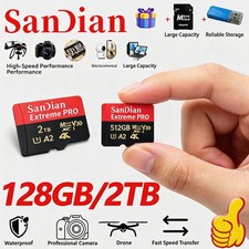 MicroSD TF Memory Card 32GB - 2TB Ultra Fast Extreme Shockproof SD Flash Card