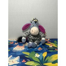 Disney Winnie the Pooh Eeyore Zebra PJs Bean Bag Plush Stuffed Animal Toy Doll