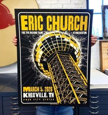 Eric Church Food City Center Knoxville TN March 5, 2026 Poster